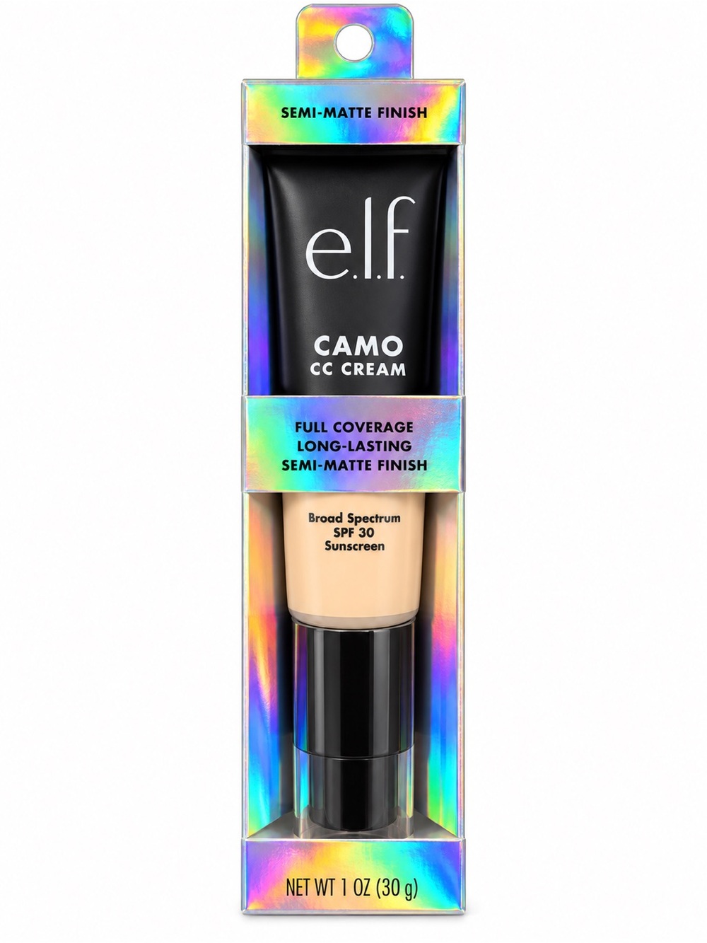 E.L.F Camo CC Cream Full Coverage Semi-Matte Finish Medium 310 C
